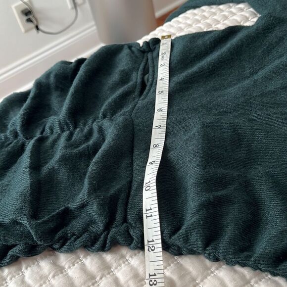 Walter Baker Dress Womens Size Small Green Gloriana Asymmetric Cut Out Ruched - Picture 7 of 8